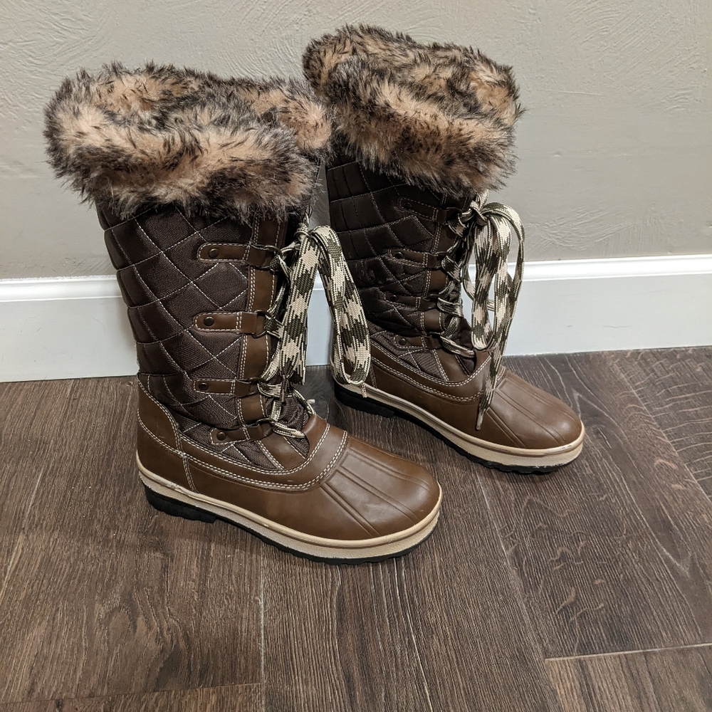 Storm by Cougar faux fur warm winter/snow boots
